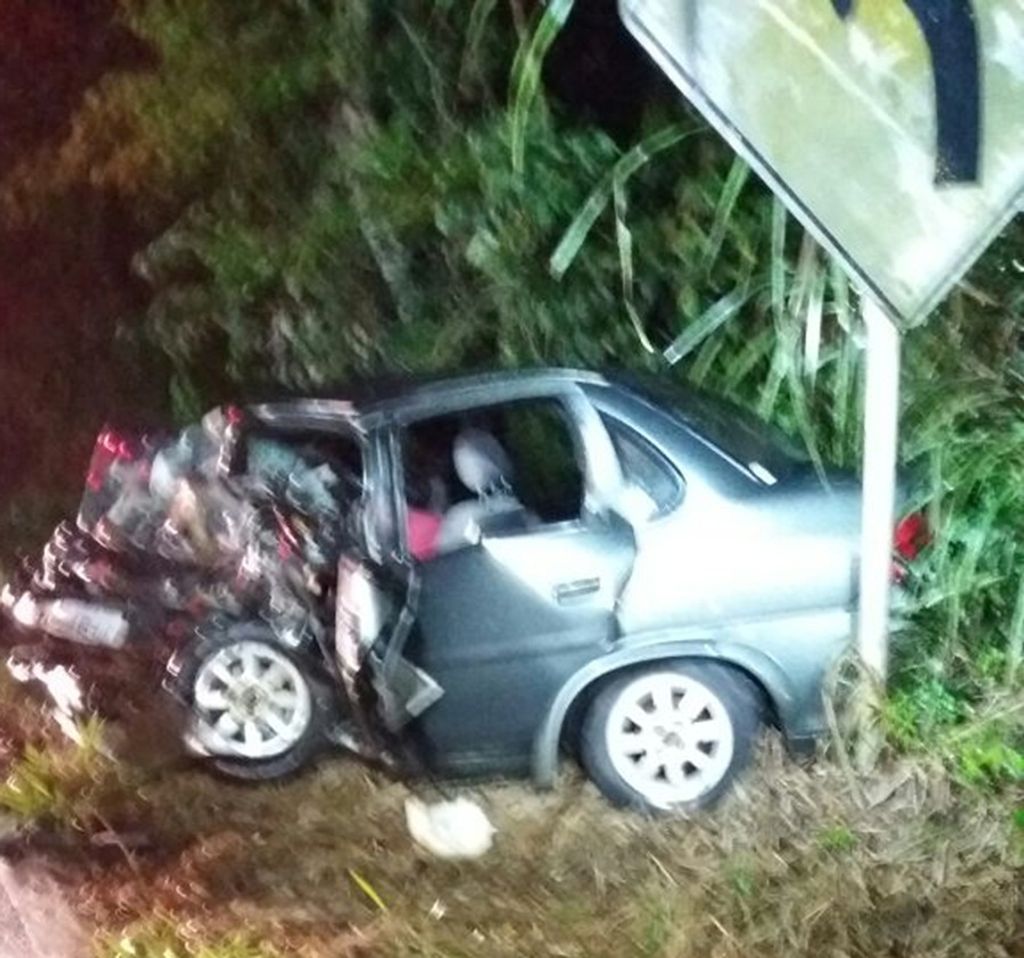 Três pessoas morrem em acidente na SC 283 em Seara