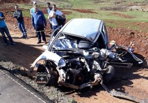 Acidente entre carro e caminhão deixa uma vítima fatal na BR-282 no Oeste