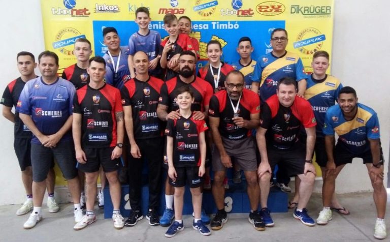 Pró Tênis de Mesa de Joaçaba conquista vice-campeonato estadual