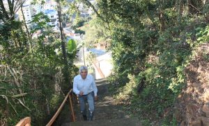 Escadarias: falta de manutenção é alertada pelo vereador Chico desde 2015