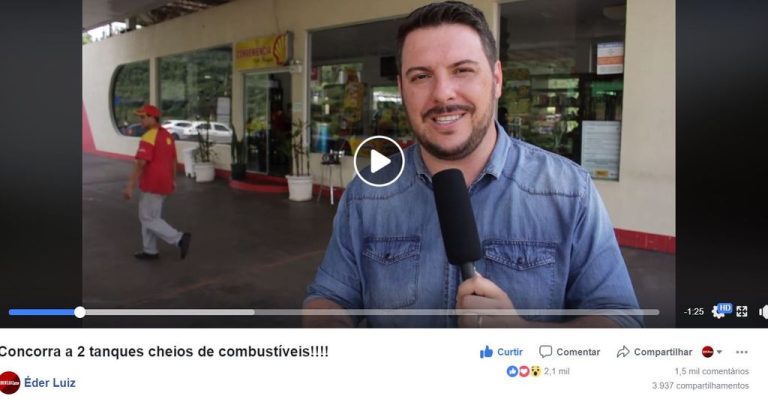 Campanha em vídeo desenvolvida para cliente do Portal Éder Luiz bate 90 mil visualizações