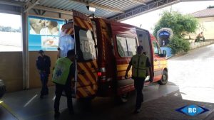 Trabalhador fica ferido ao sofrer queda em barracão no município de Ouro