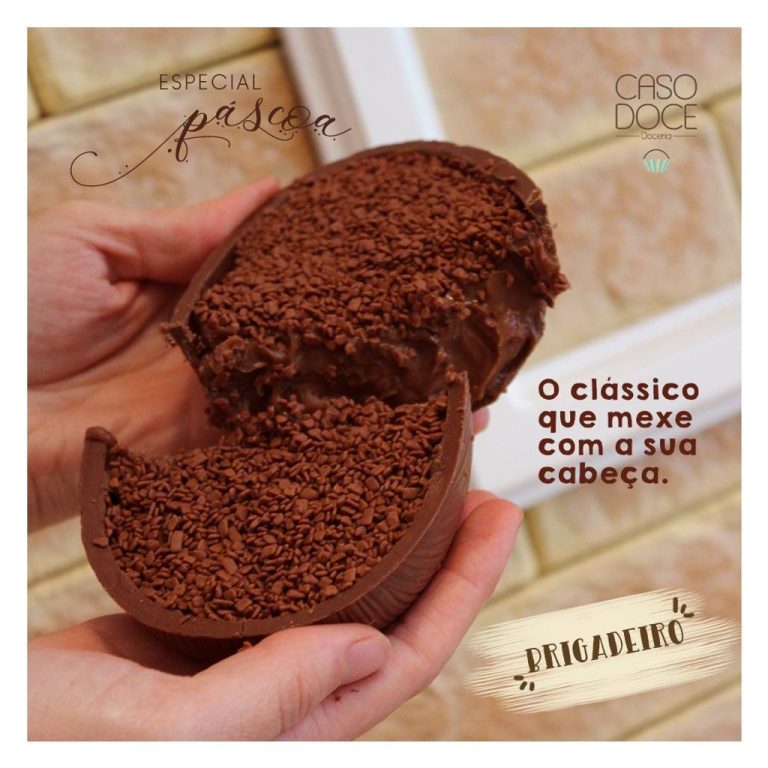 Ainda não escolheu o seu ovo de Páscoa? A Caso Doce Doceria tem sugestões deliciosas!