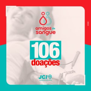 Projeto da JCI atinge a marca de mais de 100 doações de sangue