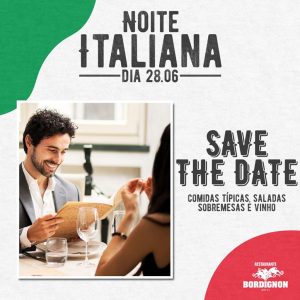 Segunda Noite Italiana acontecerá em Joaçaba no dia 28 de junho