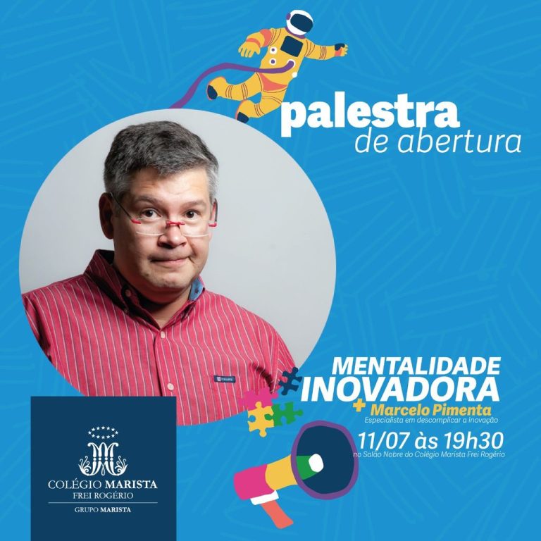 Mostra de Conhecimentos Marista 2019 traz Marcelo Pimenta à Joaçaba