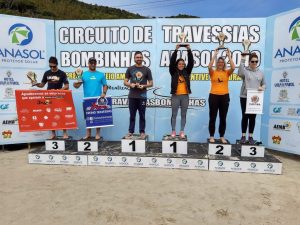 Atleta de Joaçaba é Vice-Campeã do Desafio de 8Km de Travessias em Bombinhas