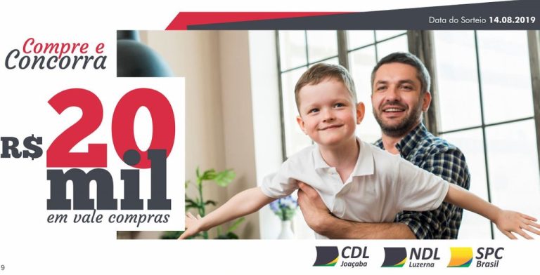 Divulgados nomes dos 54 ganhadores da promoção do Dia dos Pais em Joaçaba e Luzerna