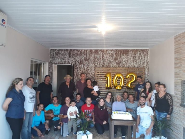 Moradora de Campos Novos comemora 102 anos