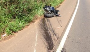 Motociclista de Videira perde a vida SC-135 em Ibiam