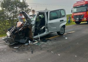 Mulher morre em grave acidente entre o Oeste Catarinense e Paraná