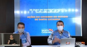 Sobe para 926 os casos confirmados de coronavírus em SC