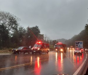 Grave acidente é registrado na BR-282