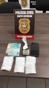 Polícia Civil de Campos Novos efetua prisão de traficante