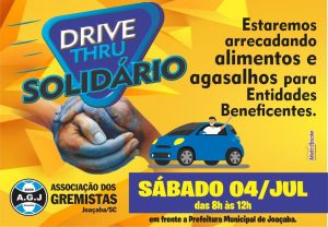 AGJ realiza Drive Thru Solidário