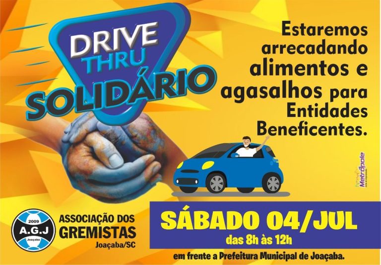 AGJ realiza Drive Thru Solidário