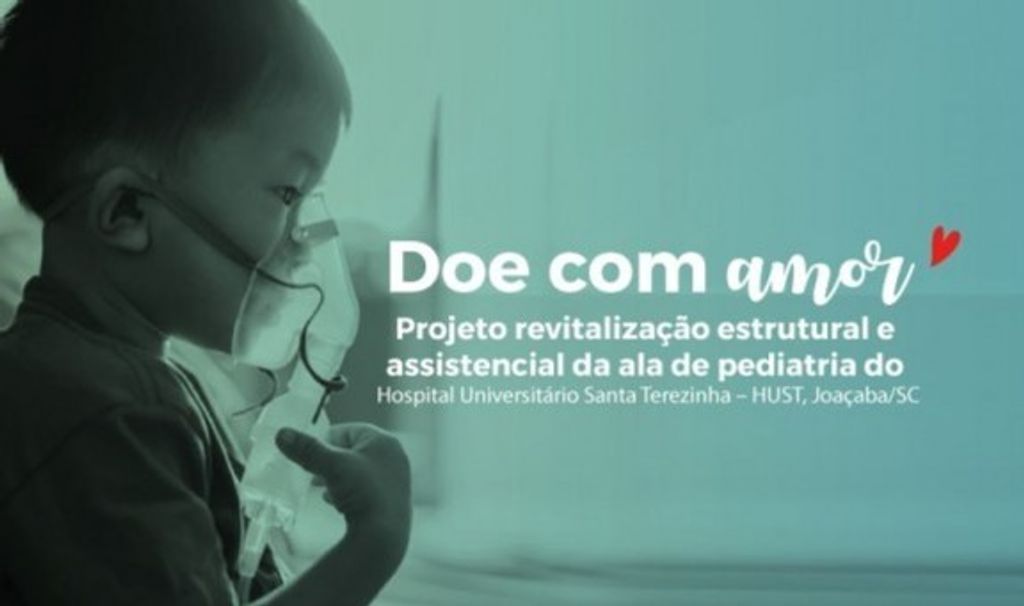 HUST pede colaboração da comunidade regional para revitalizar Ala Pediátrica por meio do projeto Doe com amor