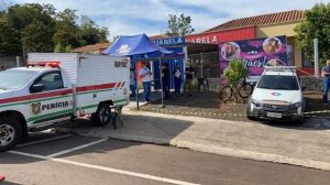 Governadora e representantes de Segurança Pública do Estado concedem coletiva de imprensa sobre tragédia em Saudades