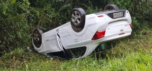Família é vítima de acidente na BR-282 em Joaçaba