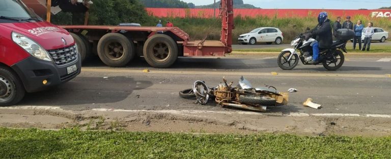 Motociclista morre em acidente na BR-153