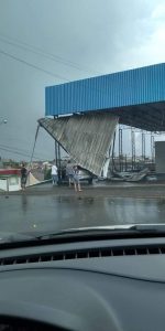 Temporal causa estragos em Fraiburgo