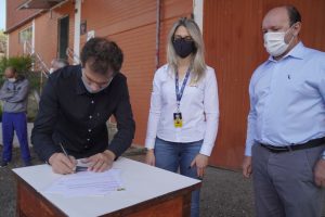 Rua Alcides Guilherme Bilibio, no Distrito Industrial de Herval d’ Oeste, será pavimentada