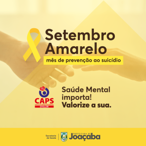Município de Joaçaba promove ações alusivas ao setembro amarelo