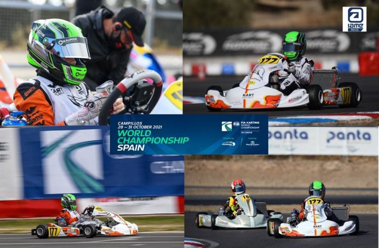Jovem piloto do Oeste traz uma bagagem de conhecimento após seu primeiro Mundial de Kart na Europa