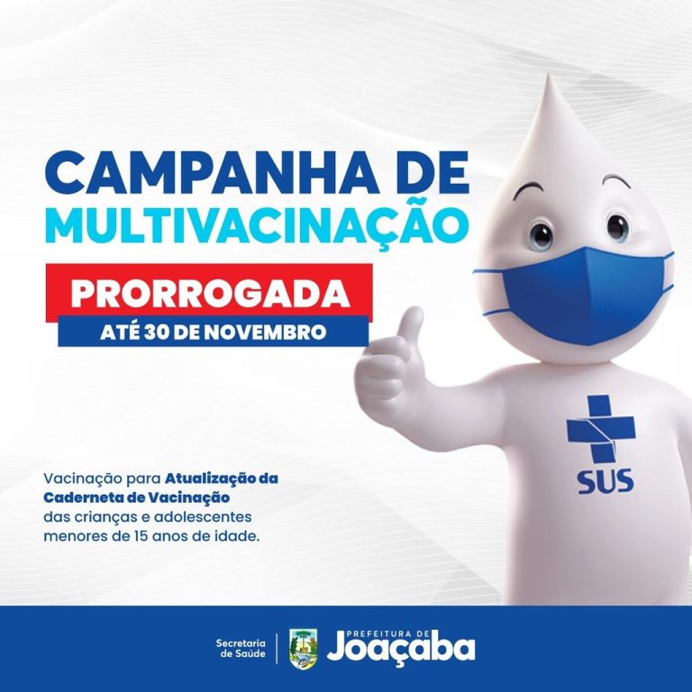 Prorrogada a Campanha Nacional de Multivacinação até 30 de novembro