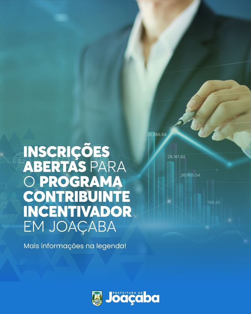 Programa Contribuinte Incentivador está com inscrições abertas em Joaçaba