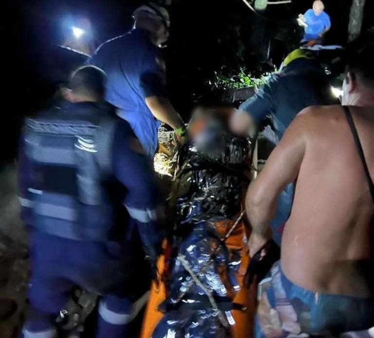 Adolescente é resgatado após cair de cachoeira no Oeste