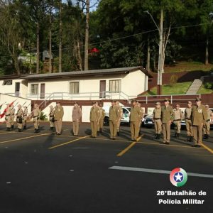 Polícia Militar de Herval d´Oeste realiza formatura comemorativa
