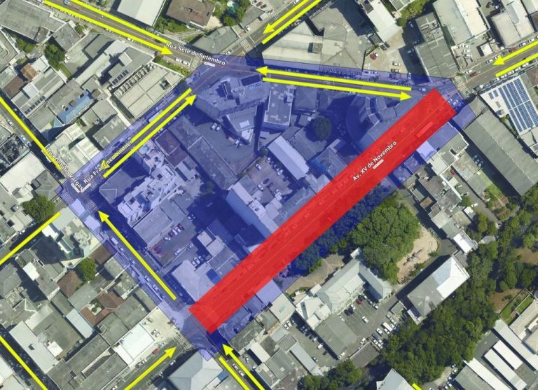 Trecho da Av. XV de Novembro será interditada para realização de eventos nesta quinta, sexta e sábado