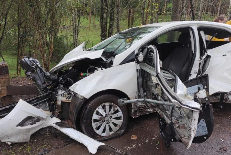 Mulher morre em acidente de trânsito no Oeste de SC