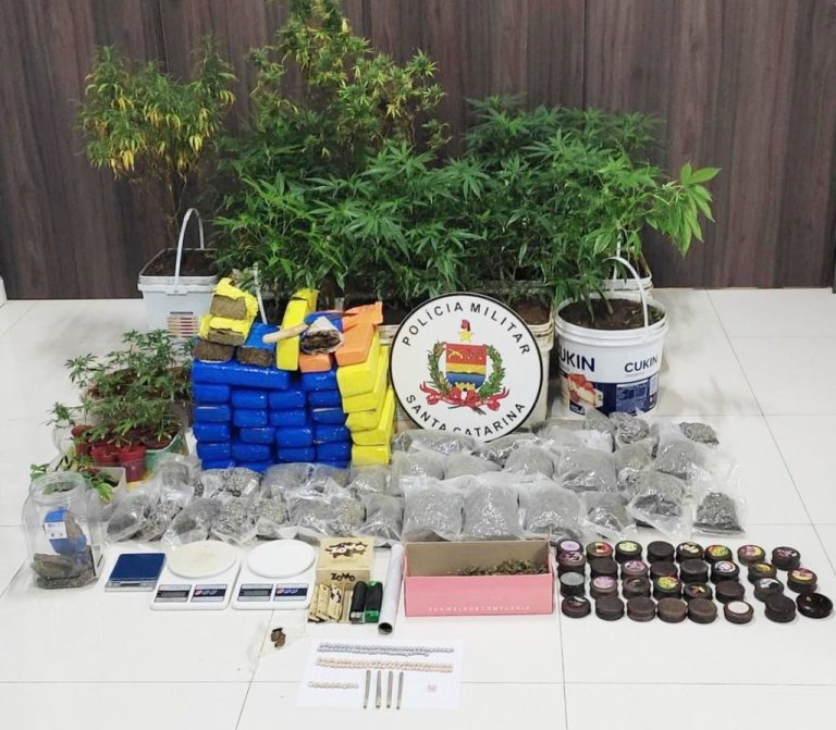 Polícia desmantela fábrica de drogas em Irani
