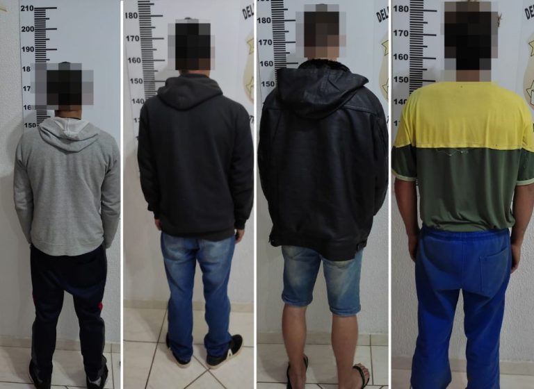 Quatro são presos preventivamente pelos crimes de furto e ameaça na região