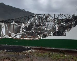 Vendaval causa prejuízos no interior de Herval d’Oeste (fotos e vídeo)