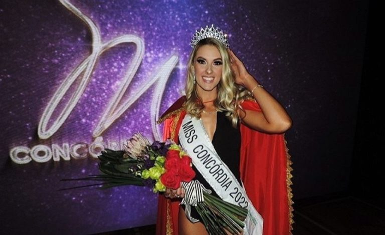 Miss Concórdia é aclamada Miss Santa Catarina Beleza Internacional