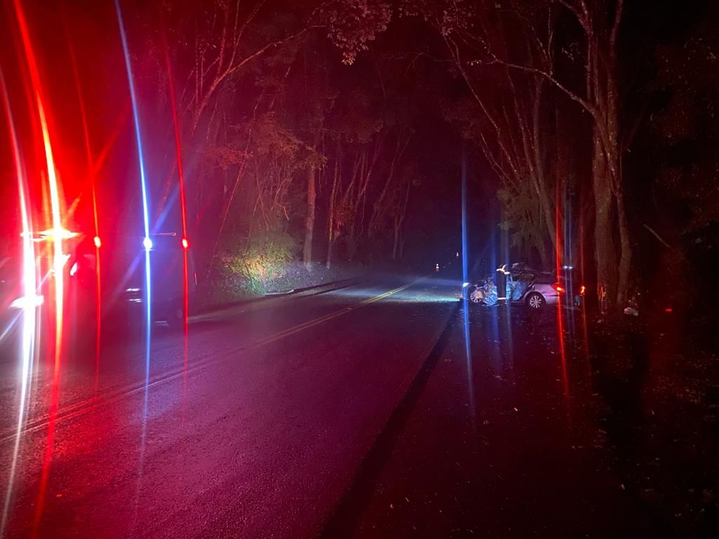 Homem morre após carro colidir em árvore em Ibicaré