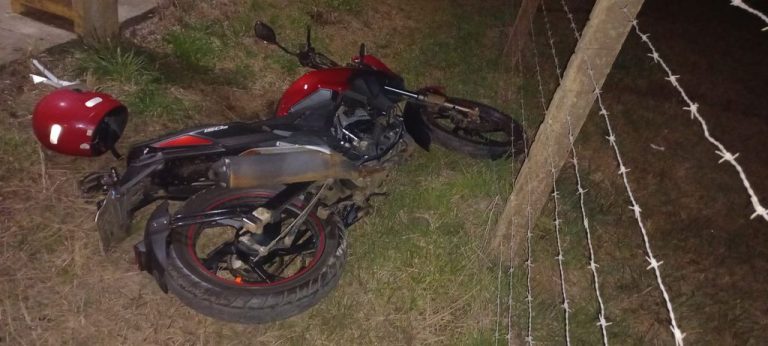 Motociclista fica gravemente ferido em acidente em Lebon Régis