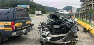 Identificado homem que morreu em acidente com carro com placas de Caçador
