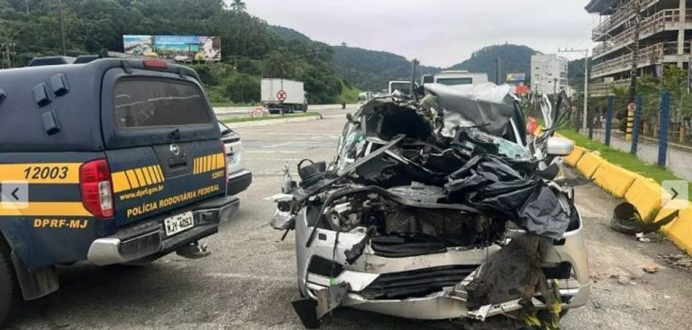 Identificado homem que morreu em acidente com carro com placas de Caçador