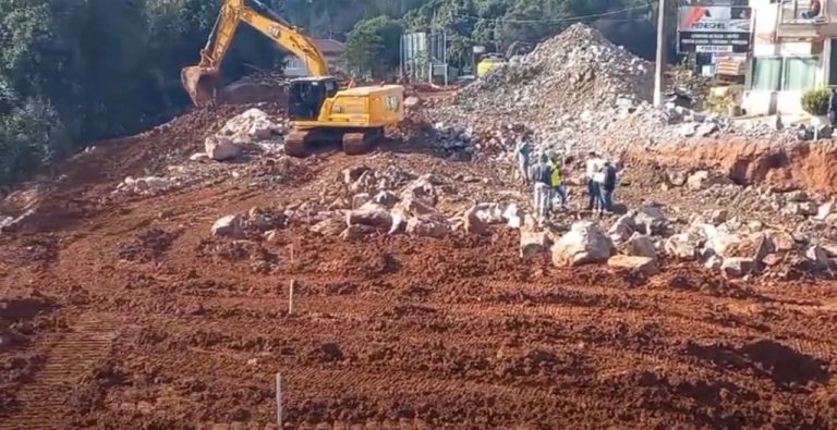 Obras de recuperação na SC-135 seguem em ritmo acelerado