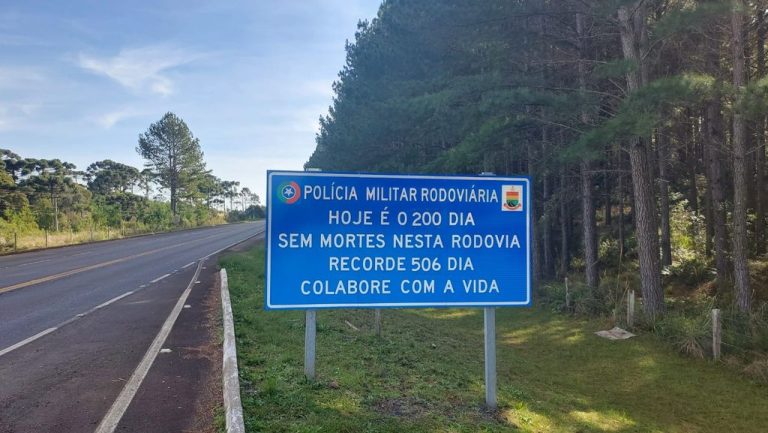 PM Rodoviária de Calmon registrou a marca de 200 dias sem mortes em sinistros de trânsito