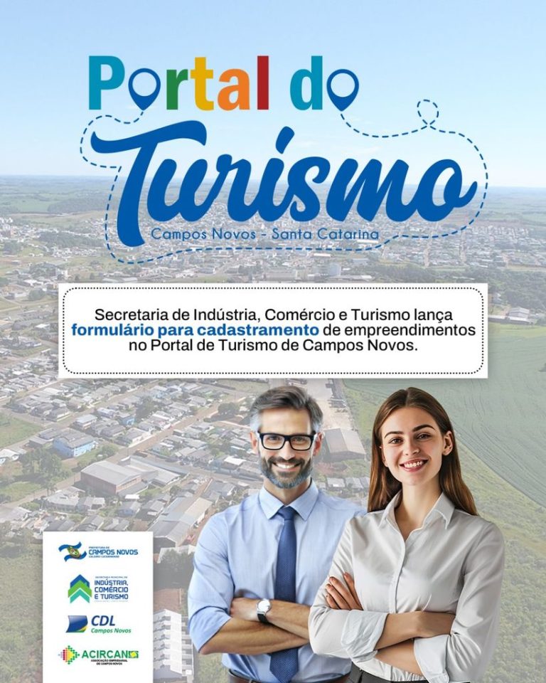 Campos Novos lança cadastro de empresas para novo Portal de Turismo