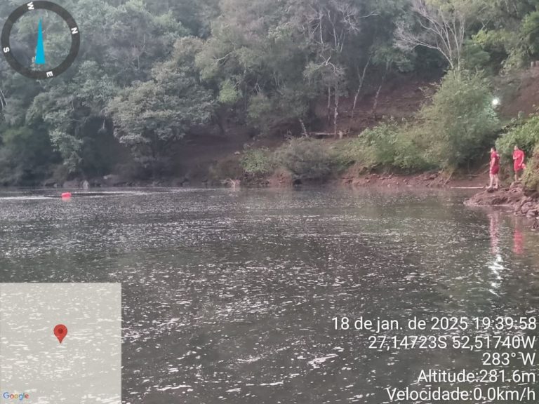 Dois homens morrem afogados em rio no Oeste de Santa Catarina